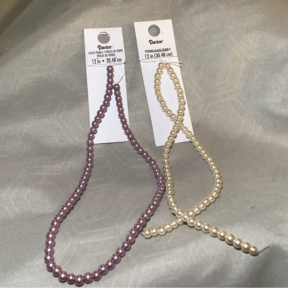 3/$10.00 Glass Pearls